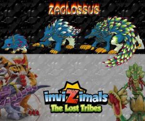 Puzzle Zaglossus, η τελευταία εξέλιξη. Invizimals The Lost Tribes. Invizimal, μοιάζει με ένα porcupine